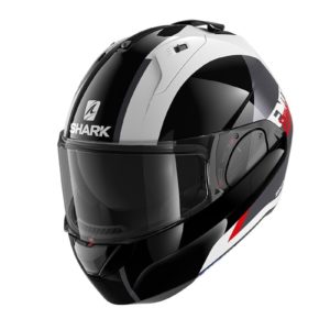 Casco Shark EVO ES ENDLESS White Black Red