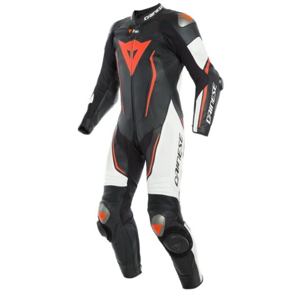 Mono Dainese MISANO 2 D-AIR PERF 1PC Black White Fluo Red