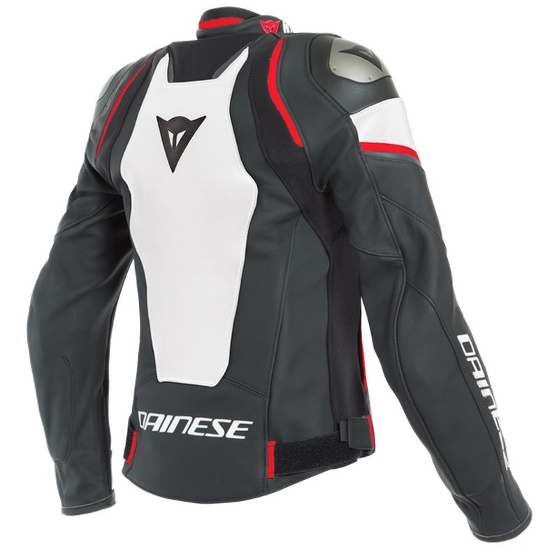 Chaqueta Dainese RACING D-AIR LADY White Lava Red Motos Cano Sport