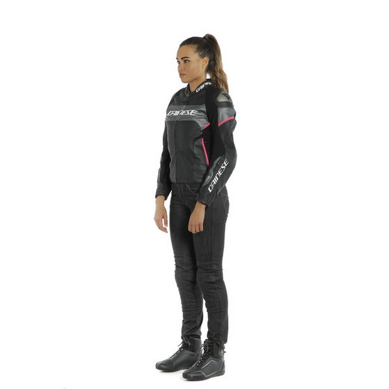 Chaqueta Dainese RACING 3 D-AIR LADY Black Anthracite Fuchsia