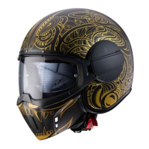 casco-caberg-ghost-maori-negro-oro-mate
