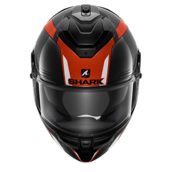 casco-shark-spartan-gt-carbon-tracker-negro-antracita-naranja-blanco
