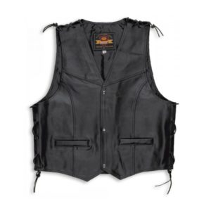 Chaleco Held de cuero Patch