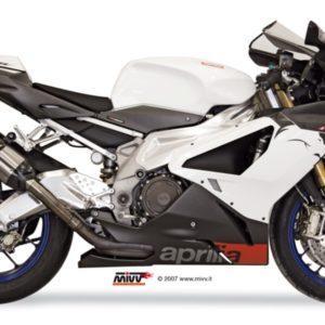 ESCAPES MIVV APRILIA - MIVV Suono acero inox, copa carbono RSV 1000 (2004-2008) -