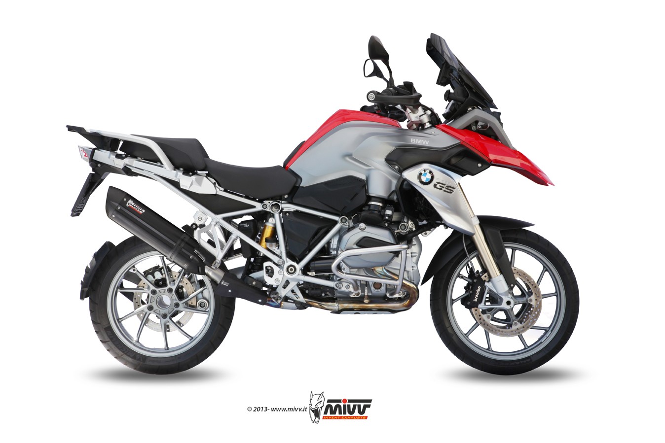Mivv suono ,steel black BMW R 1200 GS (2013 EN ADELANTE)