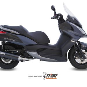 SISTEMA COMPLETO MIVV Kawasaki J300 2014+ STRONGER STEEL BLACK O.005.LBSC