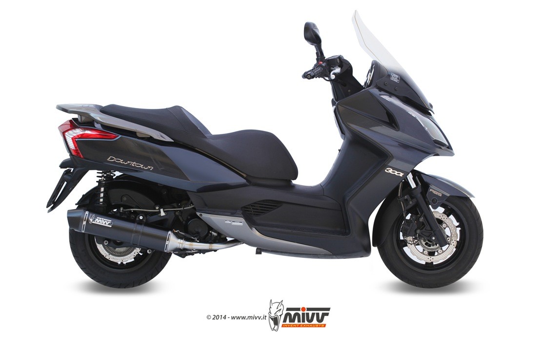 SISTEMA COMPLETO MIVV Kawasaki J300 2014+ STRONGER STEEL BLACK O.005.LBSC
