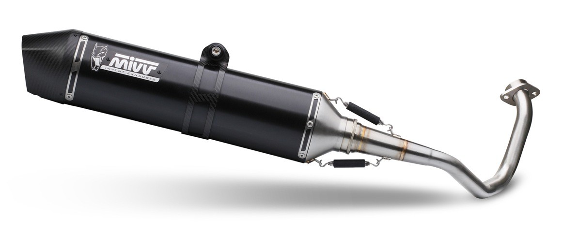SISTEMA COMPLETO MIVV Kawasaki J300 2014+ STRONGER STEEL BLACK O.005.LBSC