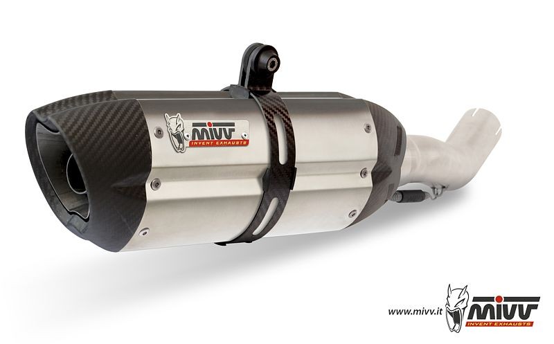 Escape MIVV SUONO INOX COPA CARBONO Moto Guzzi BREVA 1100 (2005+)