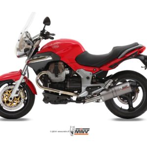 Escape MIVV OVAL TITANIO,COPA CARBONO Moto Guzzi BREVA 1100 (2005+)