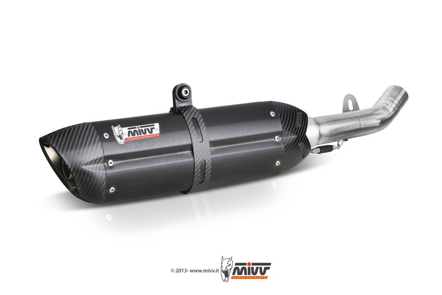 Escape Mivv Honda CBR 600 F 2001-2010 SUONO STEEL BLACK
