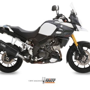 SUZUKI - Escape MIVV Suzuki DL V-STROM 1000 (2014+) SPEED EDGE STEEL BLACK -
