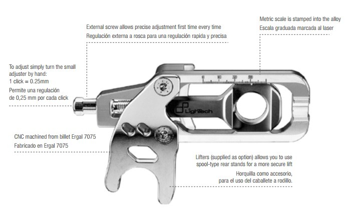 TENSOR DE CADENA PARA ZX6R TEZX607
