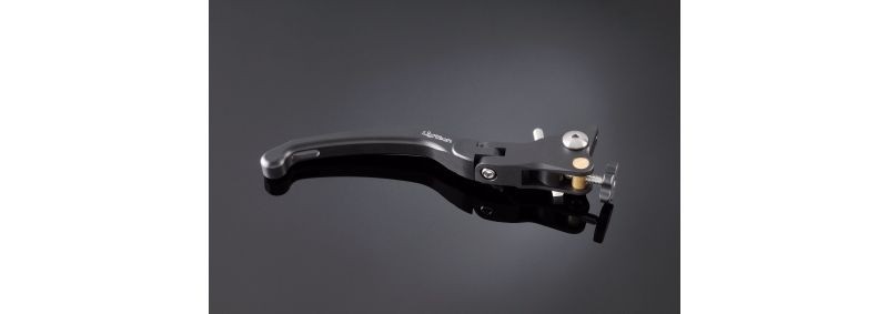 FOLDING BRAKE LEVER FOR BREMBO (16X18)(19X18) MASTER CYLINDER ADJUSTABLE FROM RIGHT (J TYPE). LIGHTECH