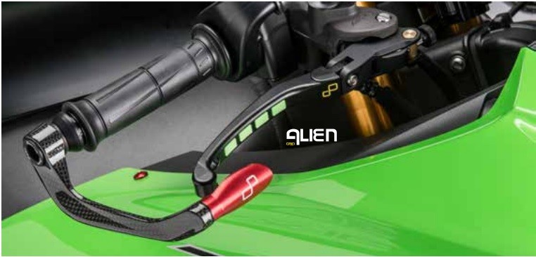 MANETA DE FRENO ABATIBLE REGULABLE PARA Z750R, Z1000, Z1000SX, ZX6R-636 Y ZX10R LEVD009K