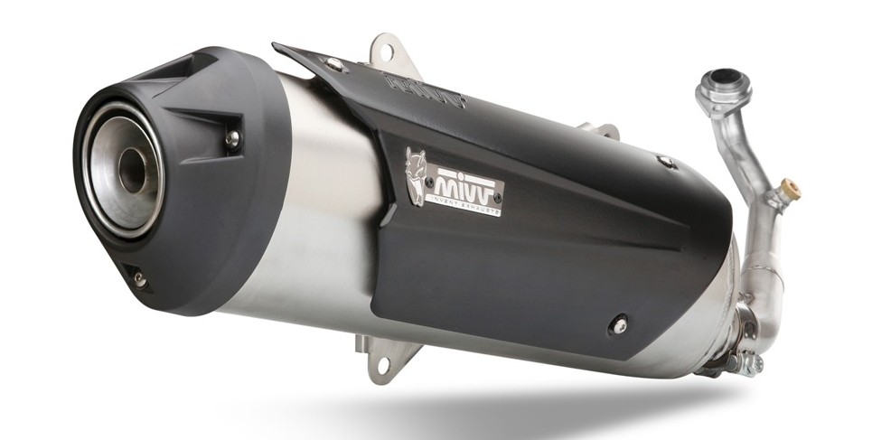MIVV FULL SYS. 1x1 STEEL INOX APRILIA SR MAX 300 (2012 +)