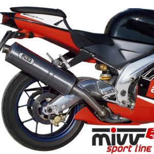 ESCAPES MIVV APRILIA - MIVV OVAL TITANIO RSV 1000 (1998-2003) -