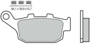 HONDA - Pastillas de freno sinterizadas Brembo 07029XS -