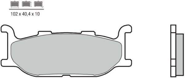 Pastillas de freno sinterizadas Brembo 07073XS