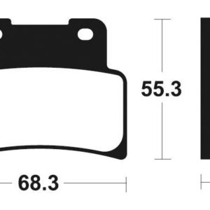 APRILIA - Pastillas de freno orgánicas Brembo 07GR7707 -