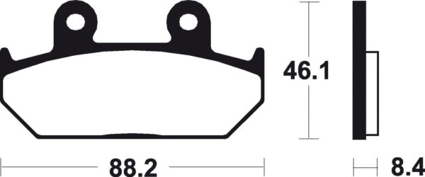 HONDA - Pastillas de freno sinterizadas Brembo 07HO23SA -