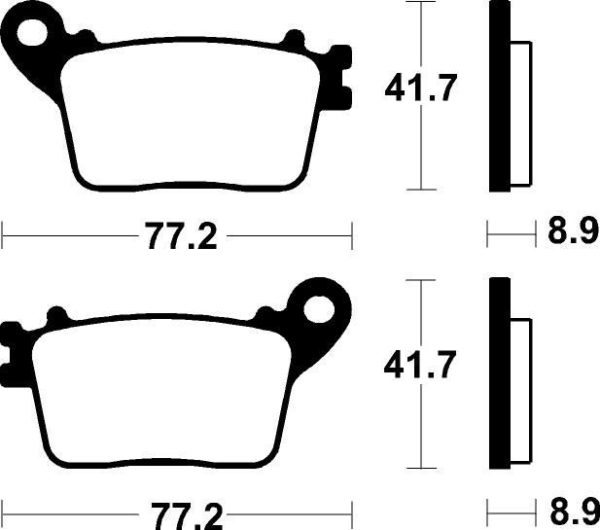 HONDA - Pastillas de freno sinterizadas Brembo 07HO59SP -