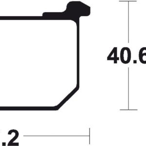 KAWASAKI - Pastillas de freno orgánicas Brembo 07KA0608 -