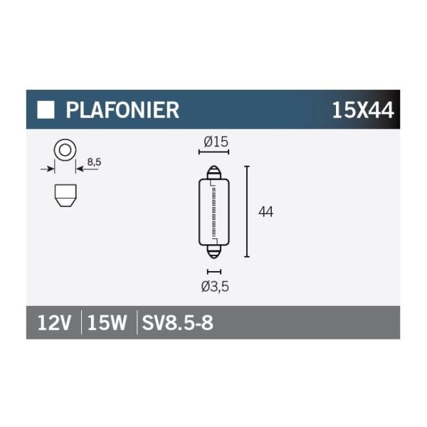 PARA TU MOTO UNIVERSAL - LAMPARA SV8.5-8 -