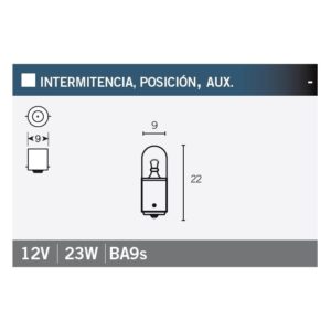 PARA TU MOTO UNIVERSAL - LAMPARA 12V23W -