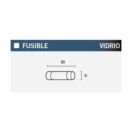 FUSIBLE 25A 30MM