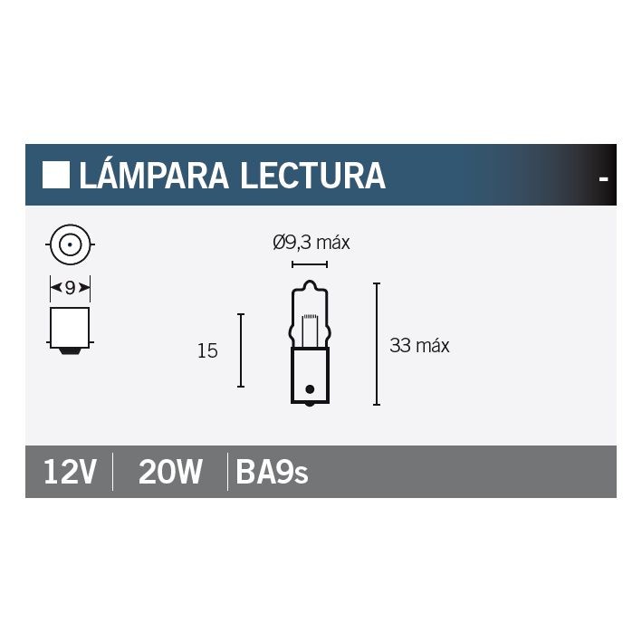 Lámpara OSRAM 64115 12V20W