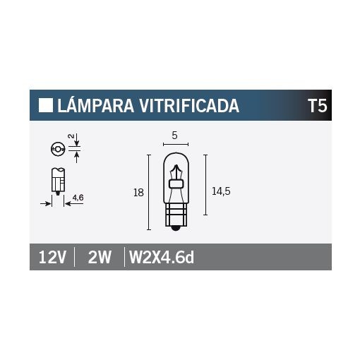 Lámpara OSRAM 2722 12V2W