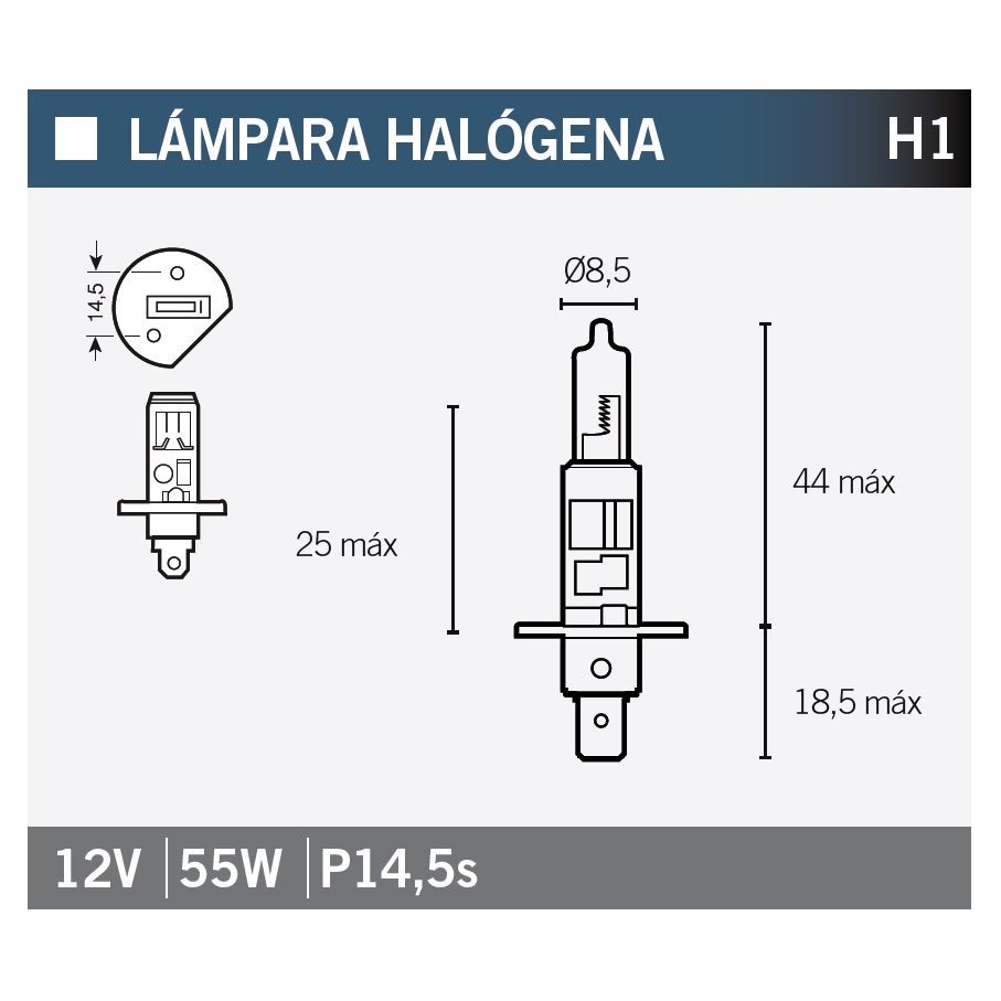 Lámpara OSRAM 64150 H1