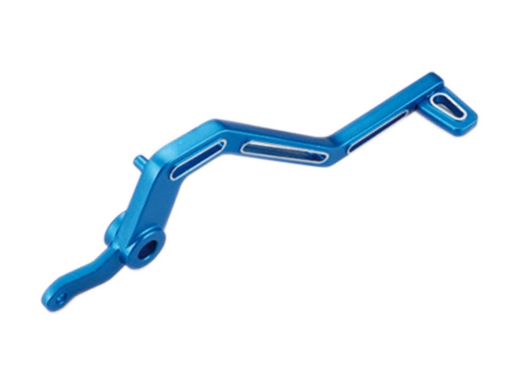 Pedal freno Aprilia. Aluminio. Azul