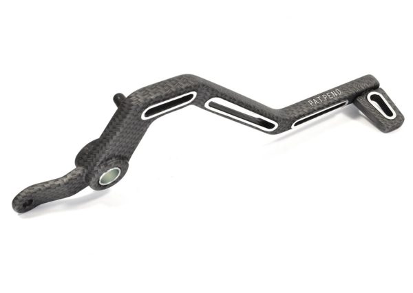 Pedal freno Aprilia. Aluminio. Carbono