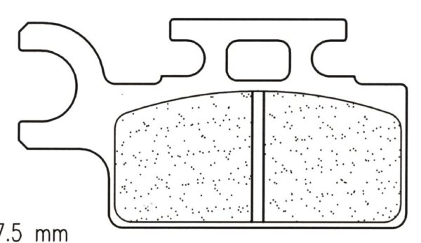 KAWASAKI - Jgo pastillas sinterizadas 6110342002CC -