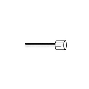 Cable gas motocultor