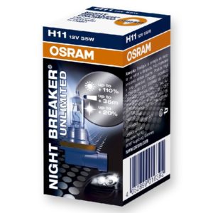 PARA TU MOTO UNIVERSAL - Lampara OSRAM H11 Night Breaker Unlimited -
