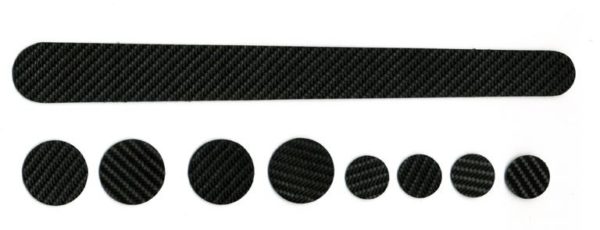 PARA TU MOTO UNIVERSAL - Kit protector de cuadro VELO carbon fiber -