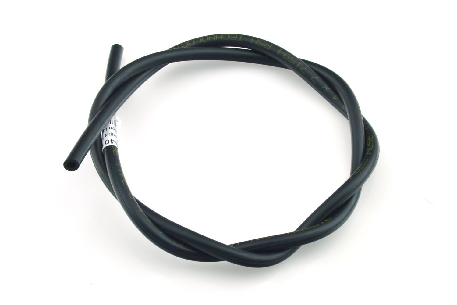 Macarrón de gasolina. Neopreno Color negro. Ø3x5. Rollo 10m