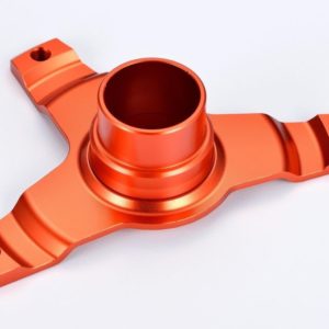 Soporte protector disco delantero naranja delantero ktm