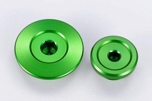 Tapon motor verde Kawasaki