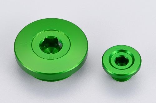 Tapon motor verde Kawasaki