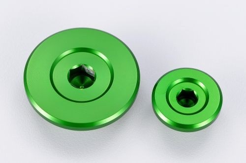 Tapon motor verde Kawasaki