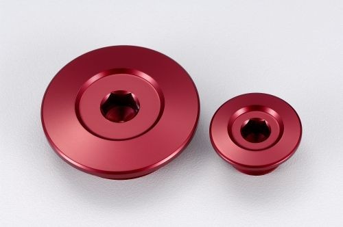 Tapon motor rojo Honda