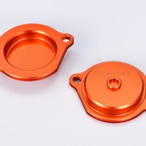 Tapa filtro de aceite naranja Ktm