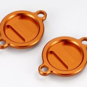 Tapa filtro de aceite naranja Ktm