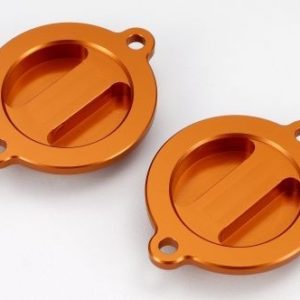Tapa filtro de aceite naranja Ktm