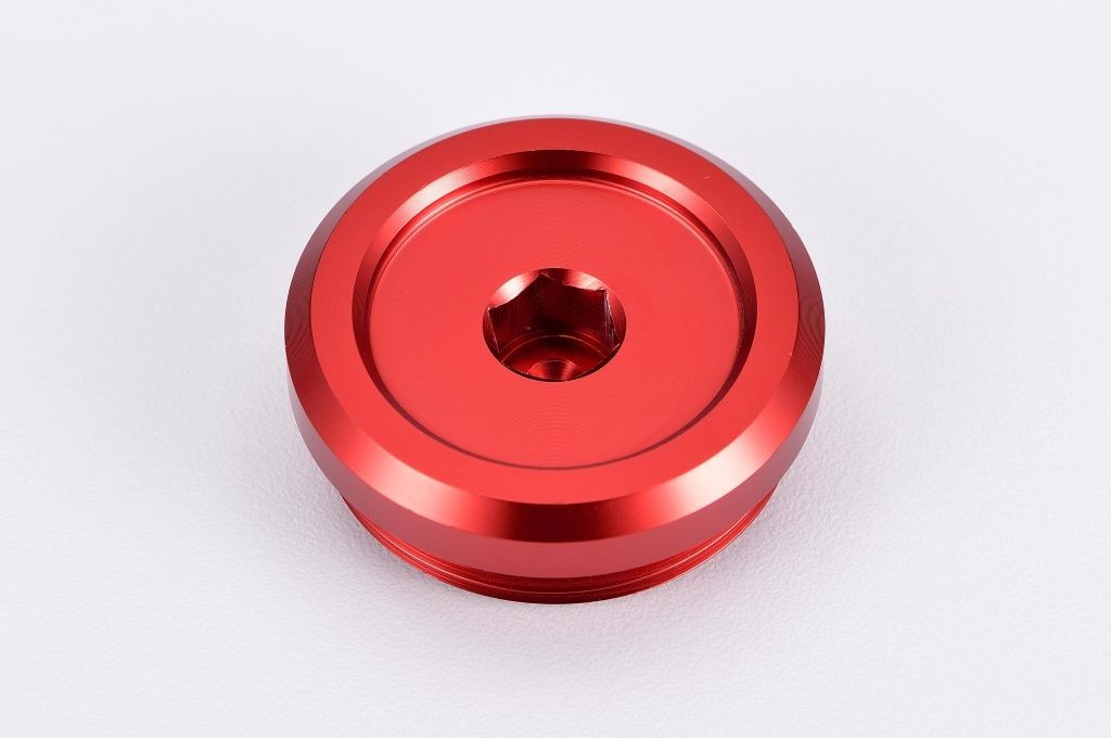 Tapon llenado aceite rojo Bmw