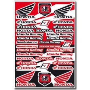 PARA TU MOTO UNIVERSAL - Kit Adhesivos Blackbird Honda Racing 5076H -